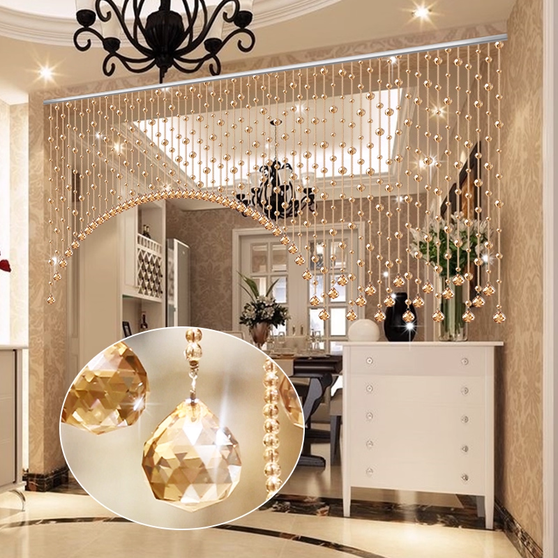 水晶帘子珠、窗帘如何搭配？90%家庭都忽略的秘诀！